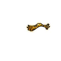 Golden Gentleman Mustache trait preview