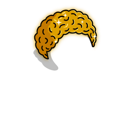 Golden Afro Hair trait preview