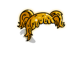 Golden Double Ponytail trait preview